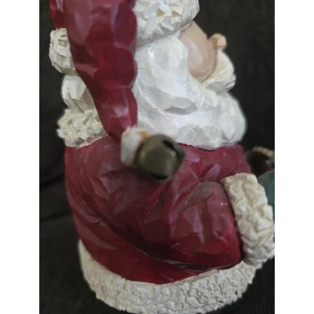 Whimsical Santa Claus Soap Lotion Pump Dispenser Ceramic Christmas Decor
